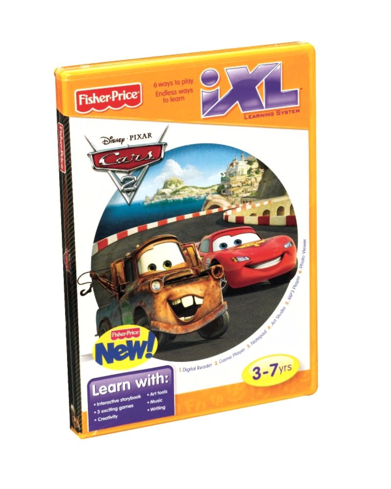 Fisher Price IXL LEARNING SYSTEM SOFTWARE CARS 2 Children's Toys