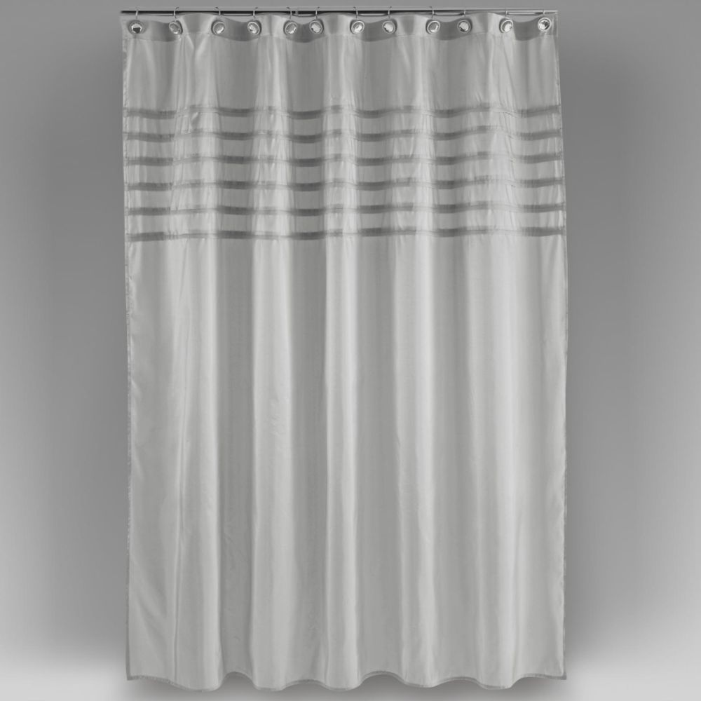 Kardashian Kollection Home New York Dreamer Silver Shower Curtain at Sears.com