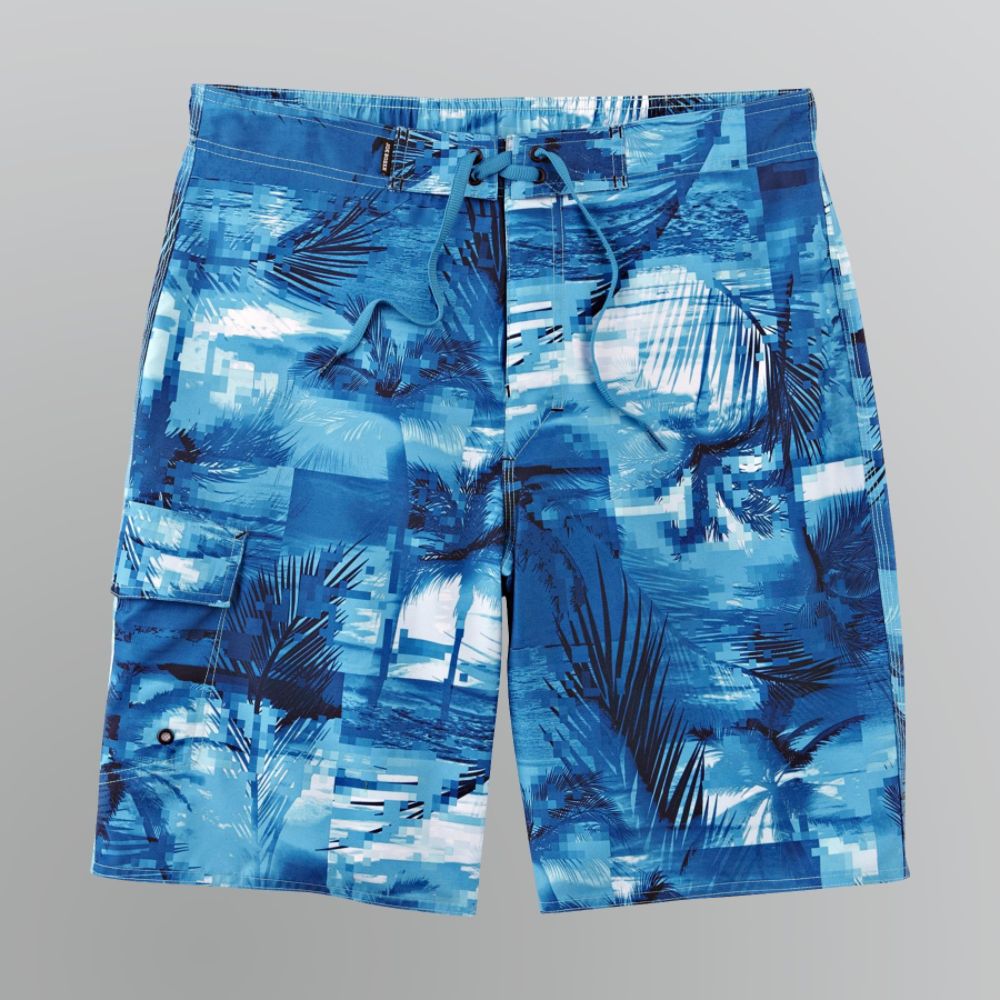 Joe Boxer Men's Tropical Pattern Swim Trunks at Kmart.com