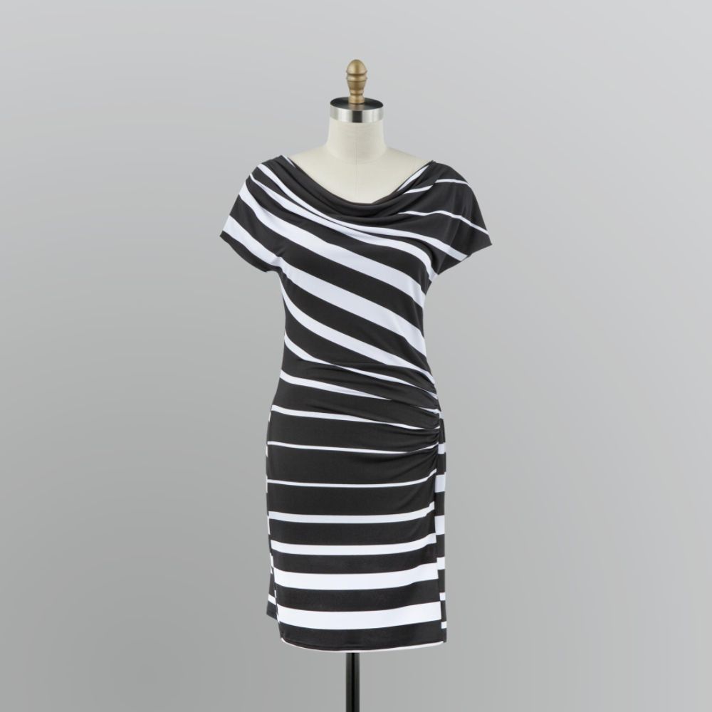 Attention Women's Striped Ruched Dress at Kmart.com
