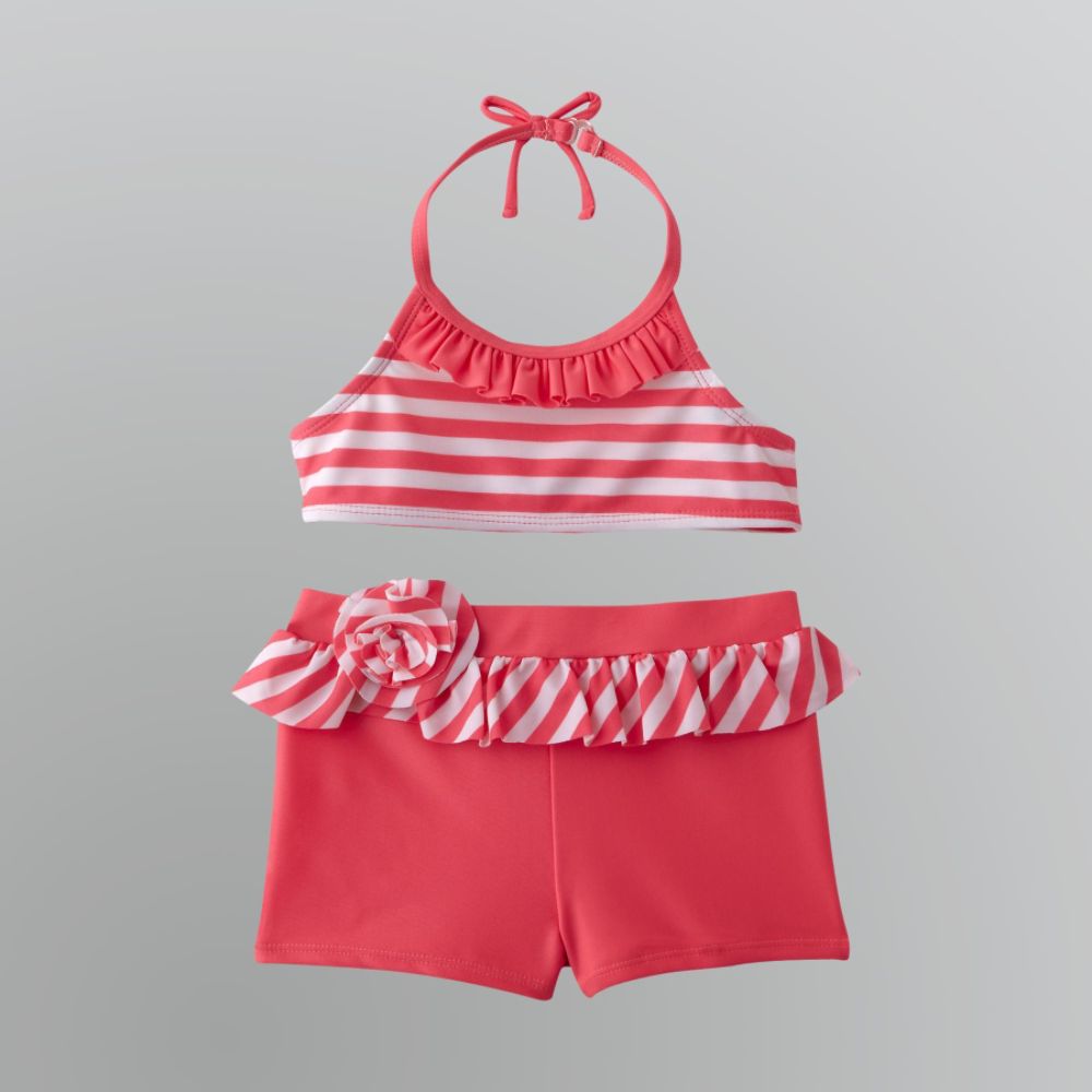 Joe Boxer Infant & Toddler Girl's Solid/Stripe Bikini at Kmart.com