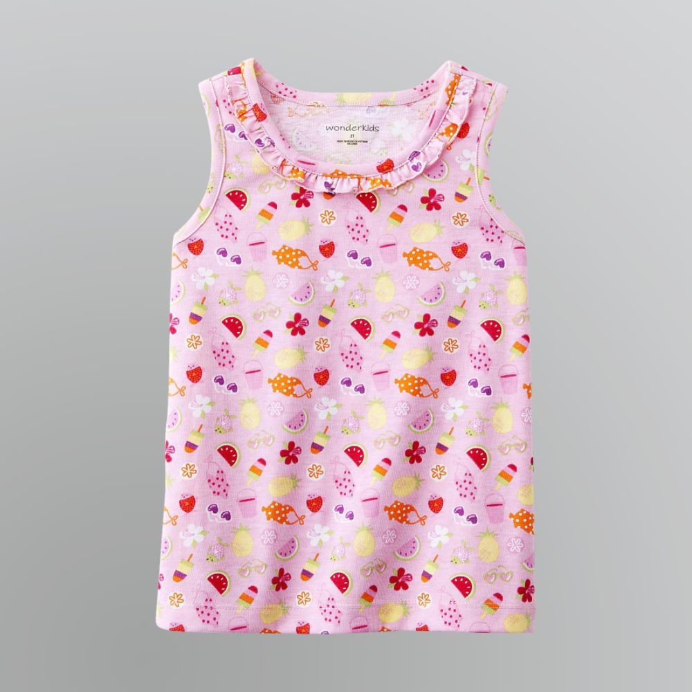 WonderKids Toddler Girl's Summer Print Tank Top at Kmart.com