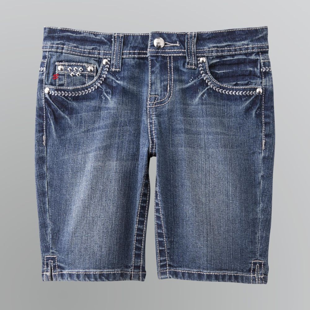Seven7 Girl's Rolled-Cuff Capri Pants