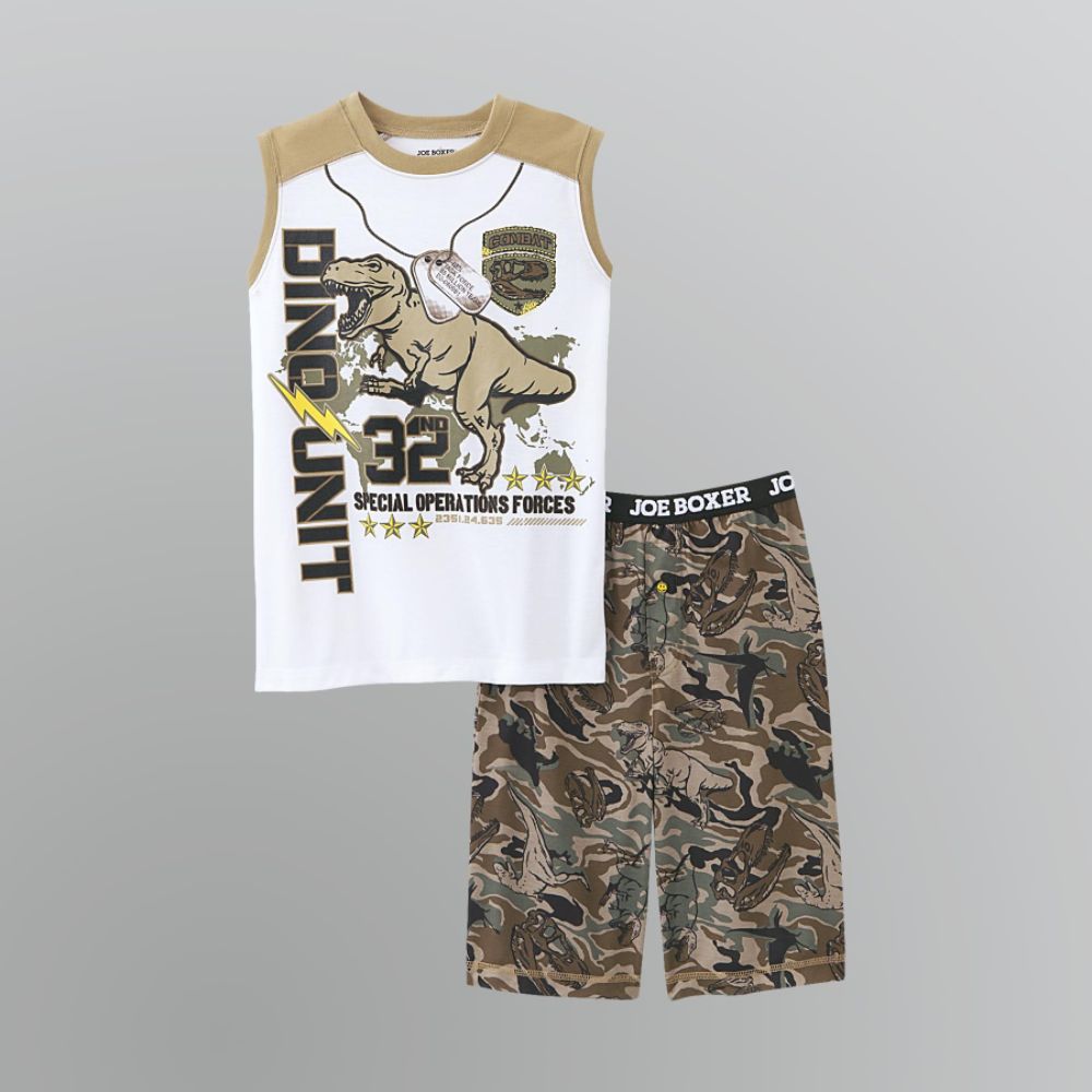 Joe Boxer Boy's Dino Unit Pajama Set at Kmart.com
