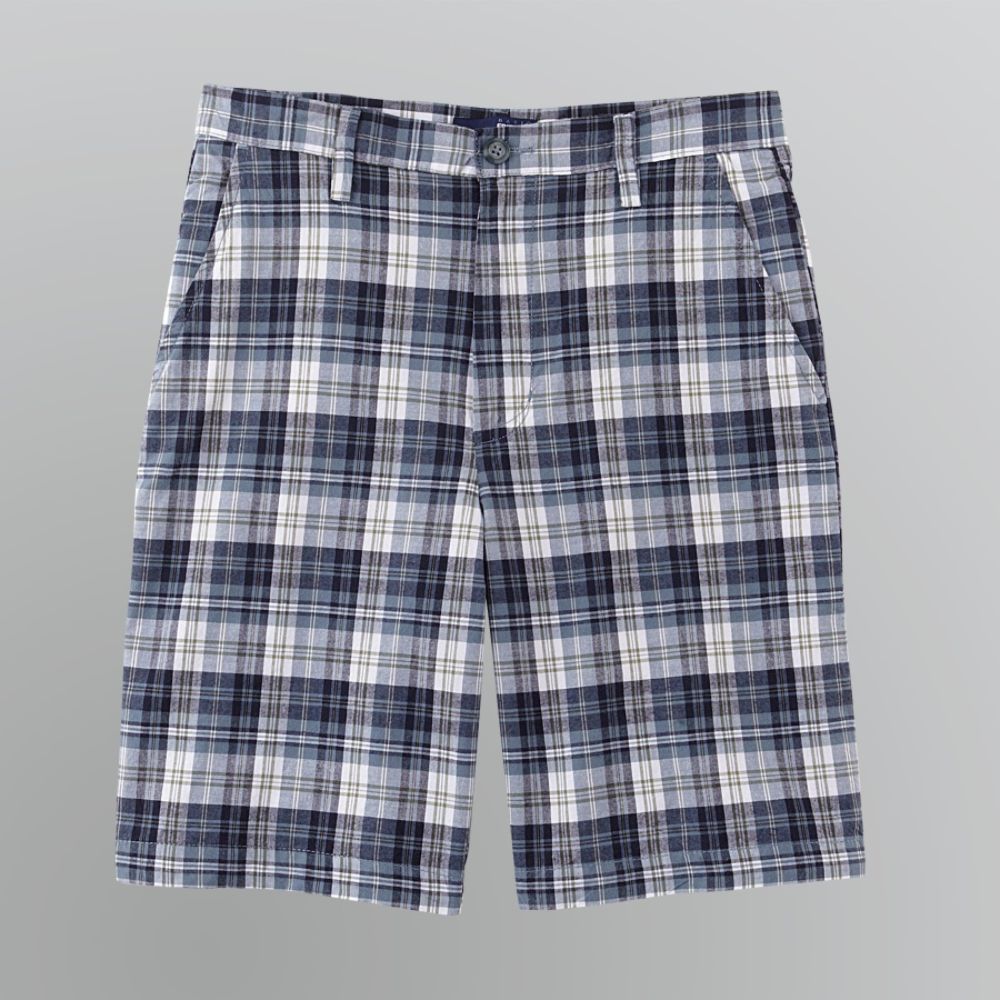 Basic Editions Men's Plaid Flat Front Shorts at Kmart.com