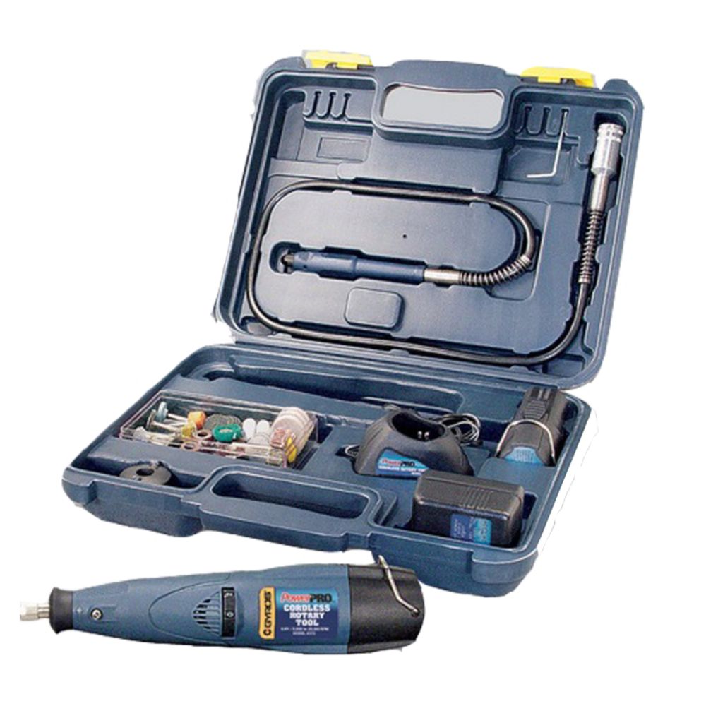 Gyros 40-10371 PowerPro Cordless Rotary Tool Kit - 50 Accessories Included at Kmart.com