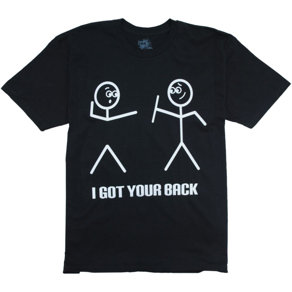 Mens Short Sleeve T Shirt Got Your Back Black at Kmart.com