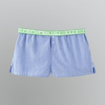 Joe Boxer Junior's Plus Stripe Cotton Sleep Shorts at Kmart.com