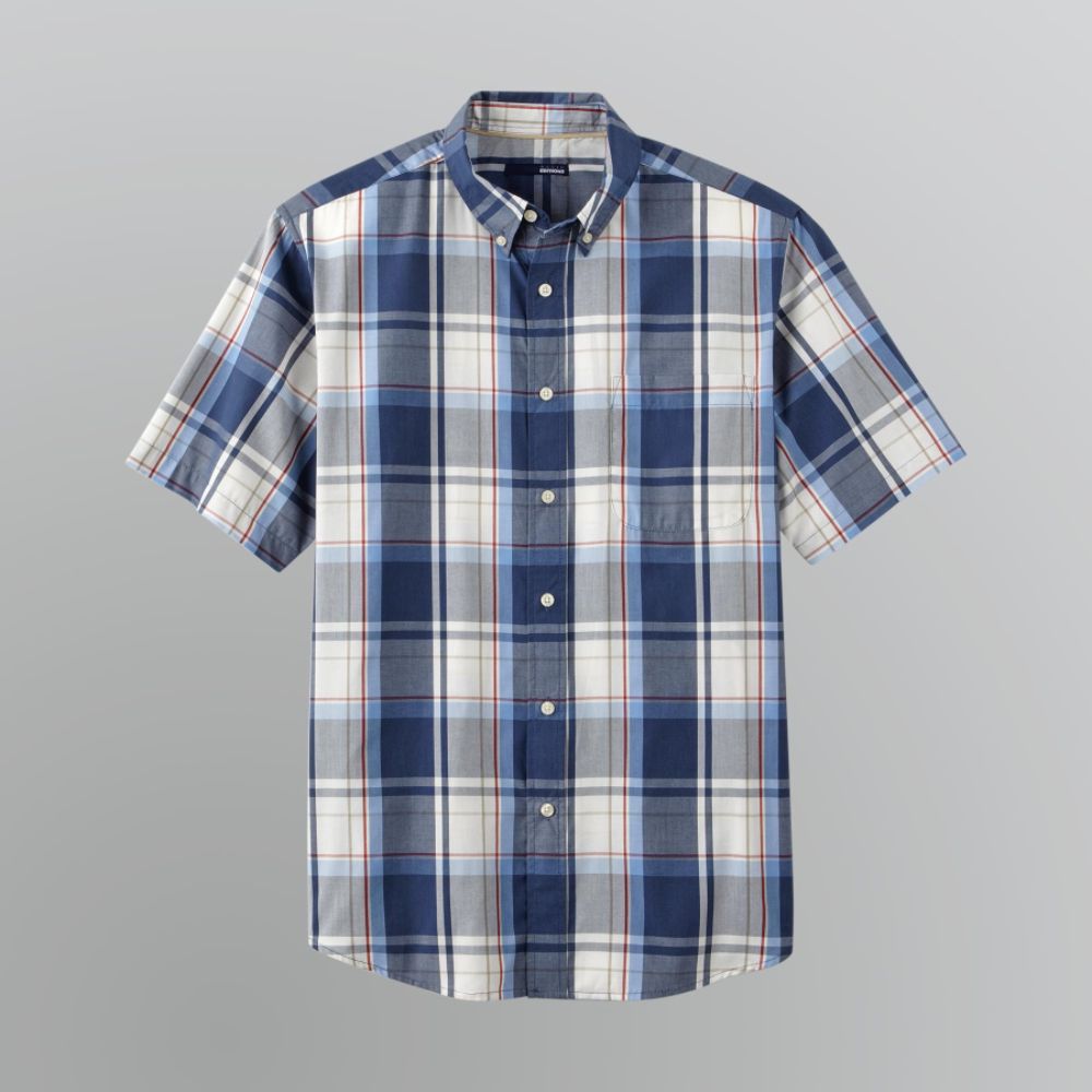 Basic Editions Men's Big & Tall Short Sleeve Easy Care Shirt at Kmart.com