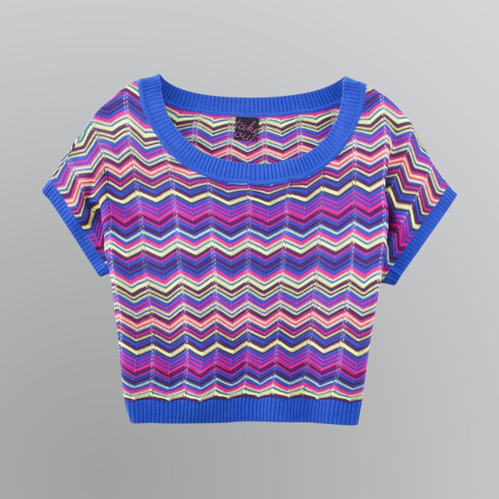 Junior's Zigzag Cropped Top at Sears.com