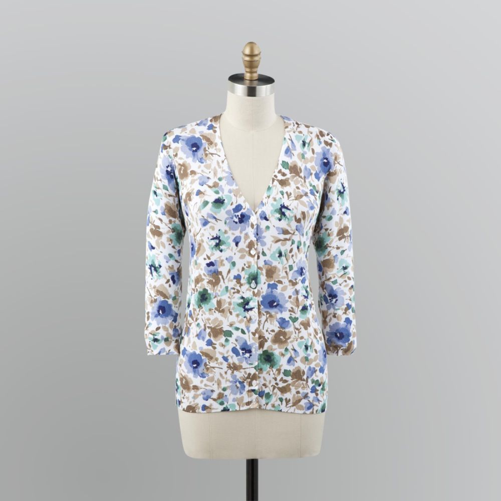 Covington Petite's Floral Cardigan at Kmart.com