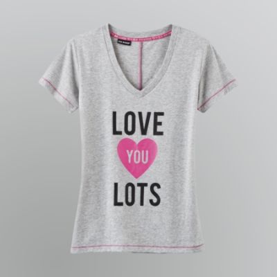 Joe Boxer Junior's Plus Love You Lots Graphic T-Shirt at Kmart.com