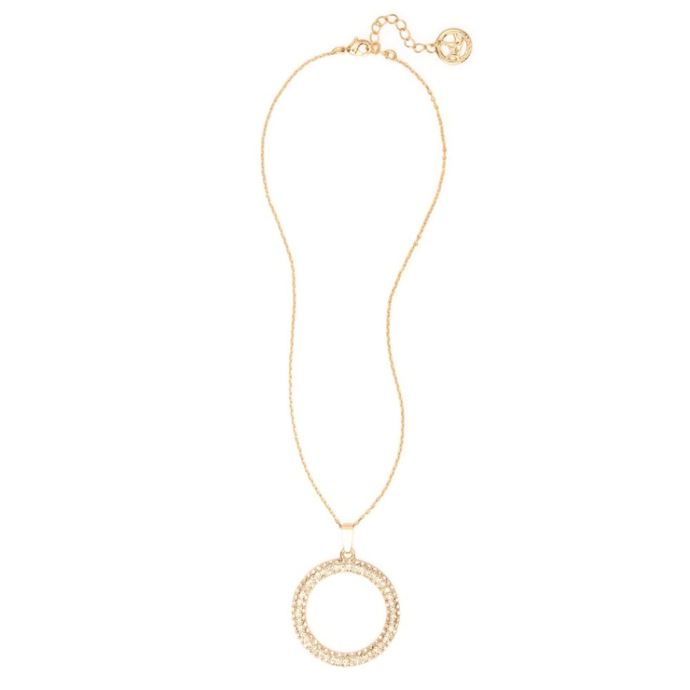 Trifari Crystal Pendant Necklace - Gold at Sears.com