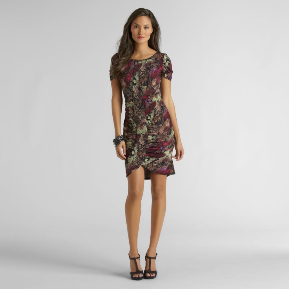 Slimfabulous Women's Slimming Tulip-Hem Dress at Kmart.com