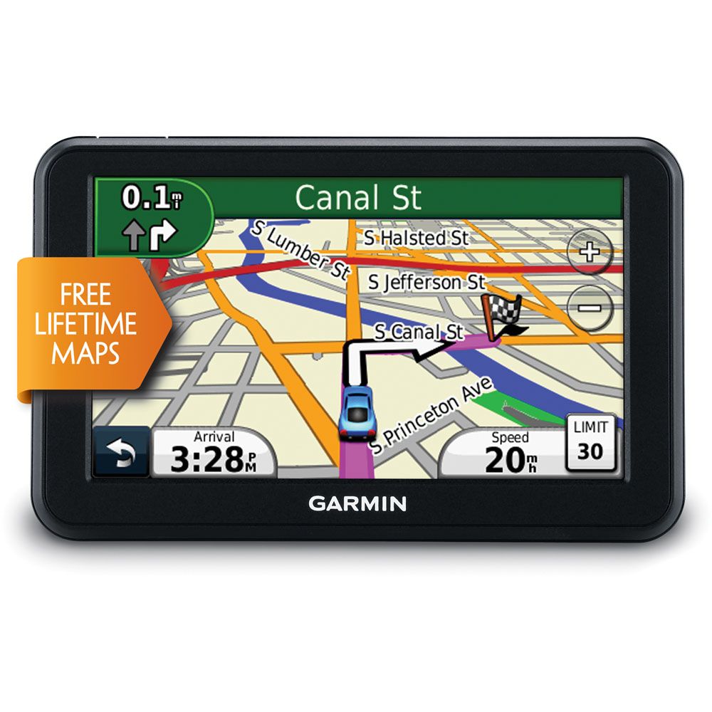 Garmin NUVI50LMREFURB Refurbished Nuvi 50 LM 5 In. GPS Navigator with United States Map Coverage and Lifetime Map Updates at Sears.com