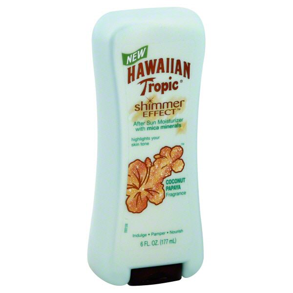 Hawaiian Tropic Shimmer EffectAfter Sun Moisturizer, with Mica Minerals, Coconut Papaya Fragrance6 fl oz (177 ml) at Kmart.com