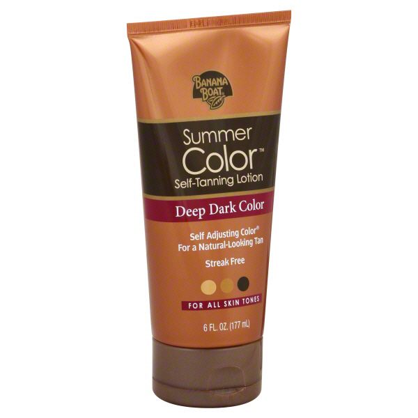 Banana Boat Summer Color Self-Tanning Lotion, Deep Dark Color, 6 fl oz (177 ml) at Kmart.com