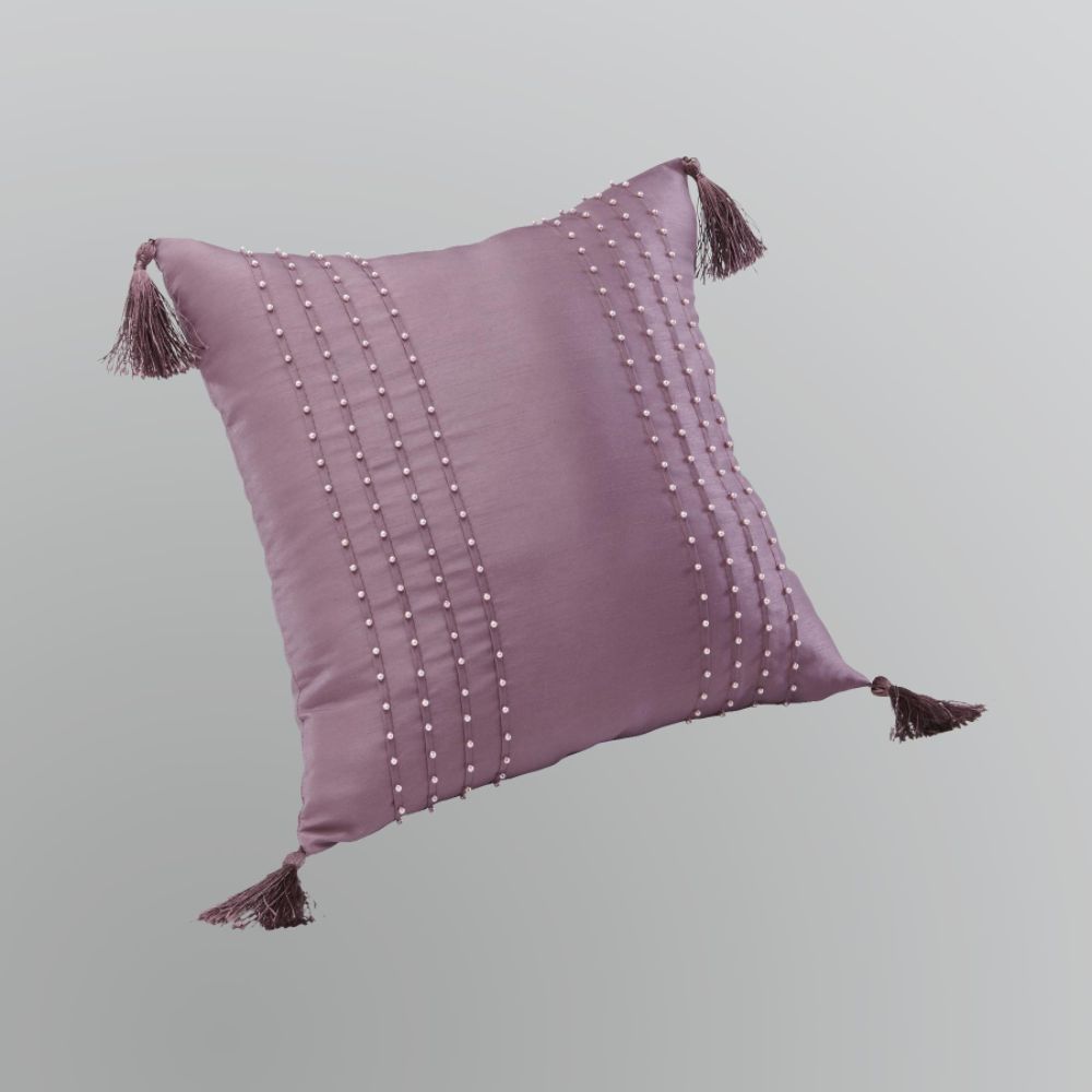 Jaclyn Smith Peony Beaded Accent Pillow at Kmart.com