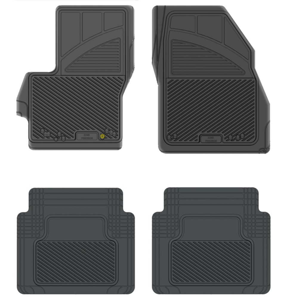 Koolatron 17501 Black Precision All Weather Kustom Fit Car Mat for 2004-2009 Mazda 3