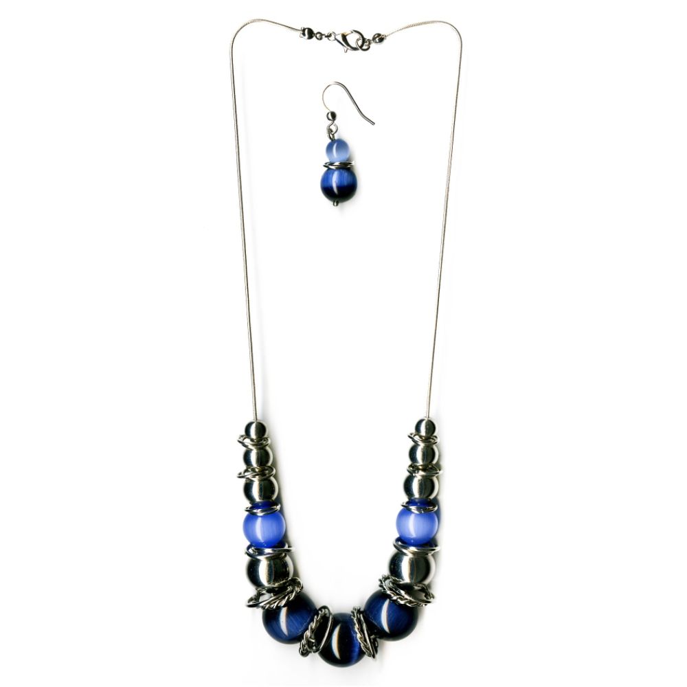 Jaclyn Smith Graduated Cateye Necklace and Earring Set at Kmart.com