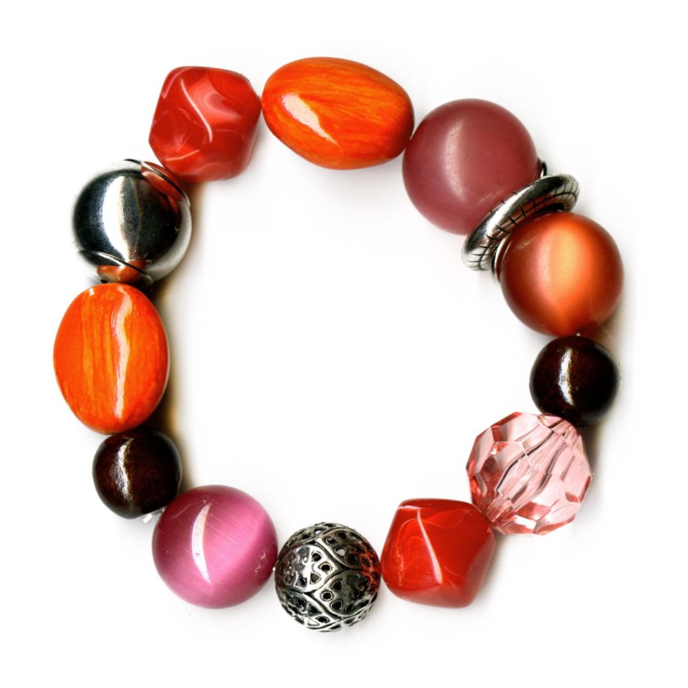 Jaclyn Smith Multi-bead Cateye Stretch Bracelet at Kmart.com