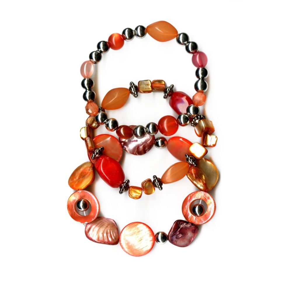 Jaclyn Smith Row Coral Natural Bracelet at Kmart.com