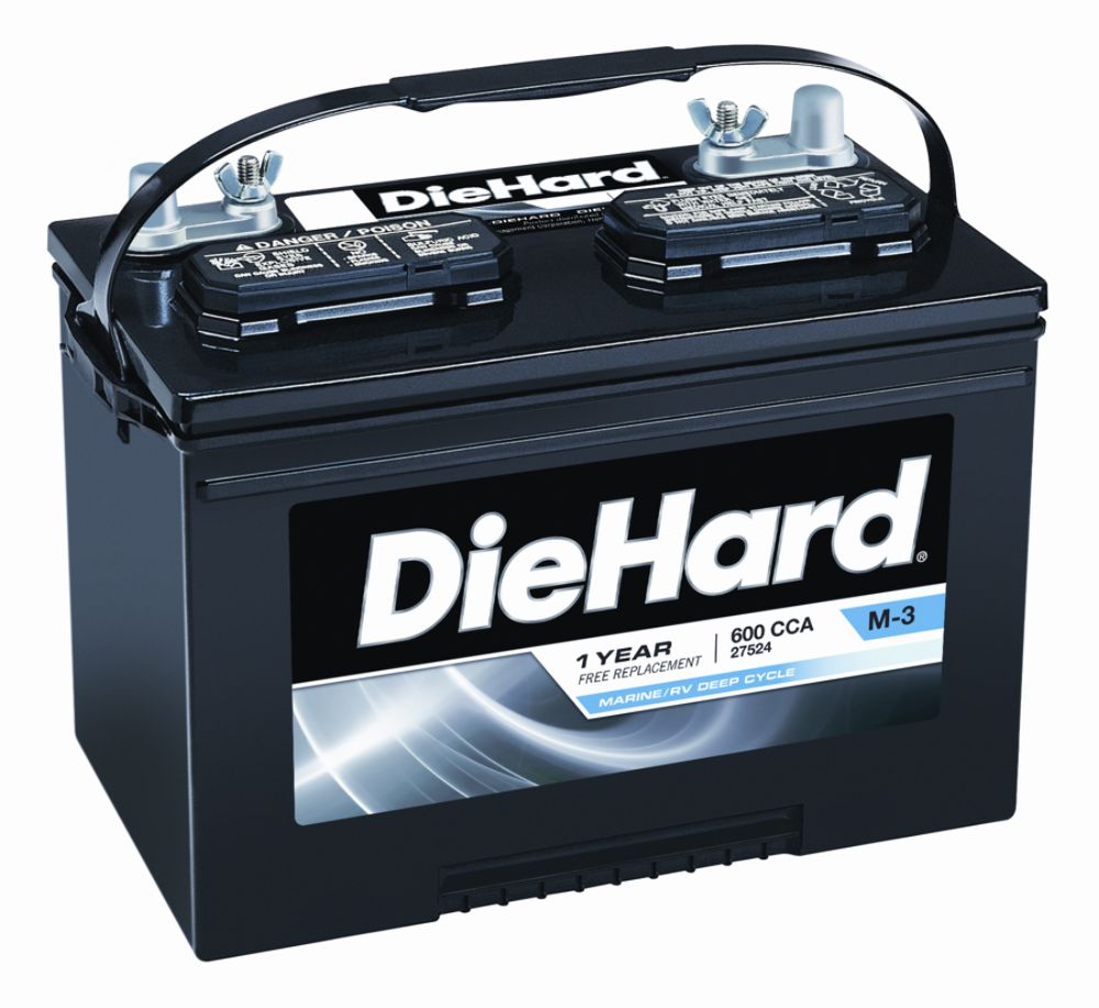 DieHard Marine Deep Cycle/RV Battery, Group Size 27M at Sears.com