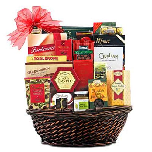 The Christmas Tree Company The Gold Coast Deluxe Gift Basket at Sears.com