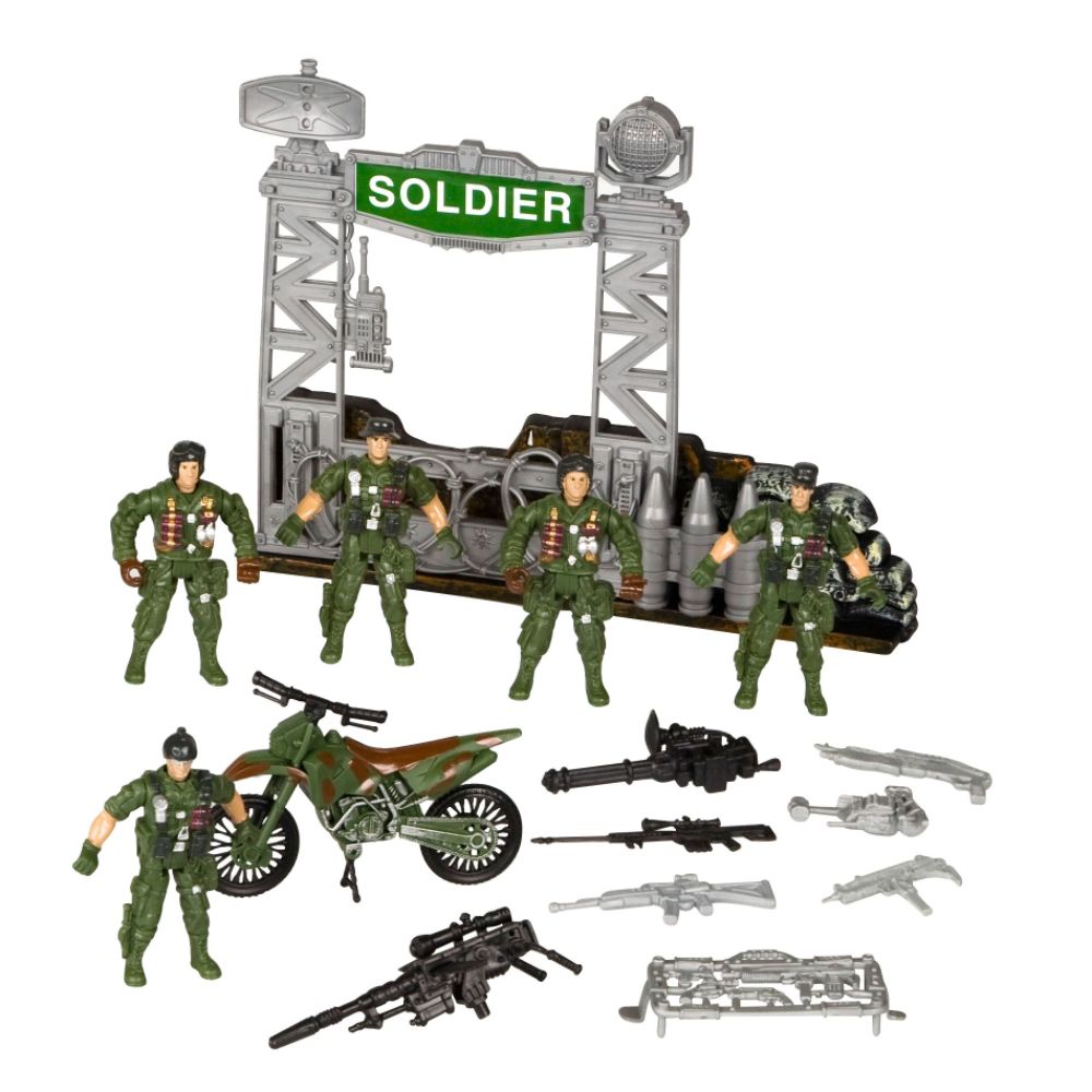 Just Kidz BATTLE BRIGADE TEAM PLAYSET - Green at Kmart.com