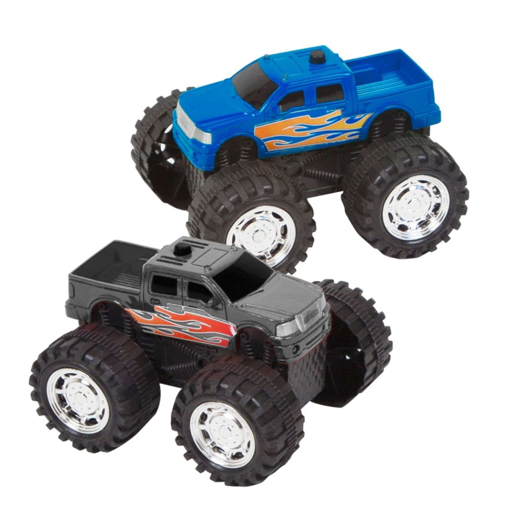 Just Kidz 2 PACK BATTERY OPERATED BIG WHEEL TRUCK - Blue and Gray at Kmart.com