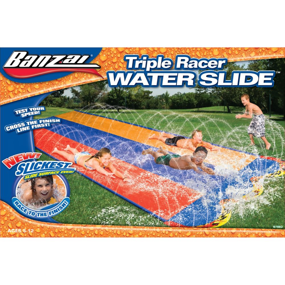 Banzai Triple Racer WATER SLIDE™ at Sears.com