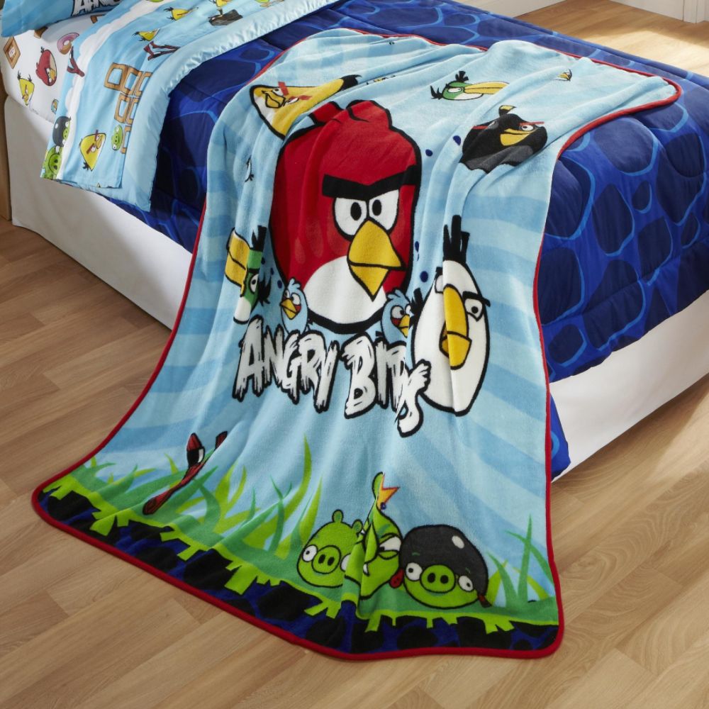 Child's Angry Birds Fleece Throw at Kmart.com