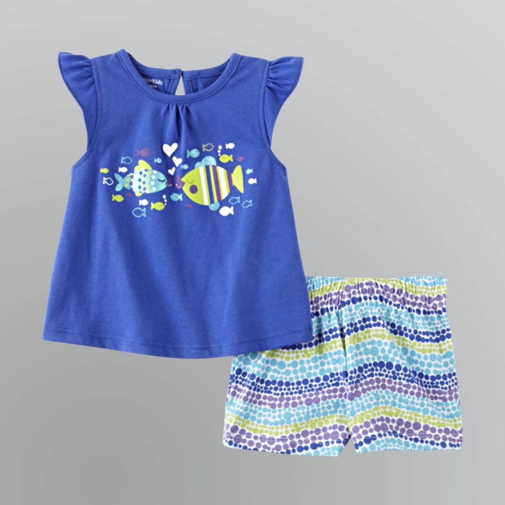 WonderKids Infant & Toddler Girl's Shorts Set at Kmart.com