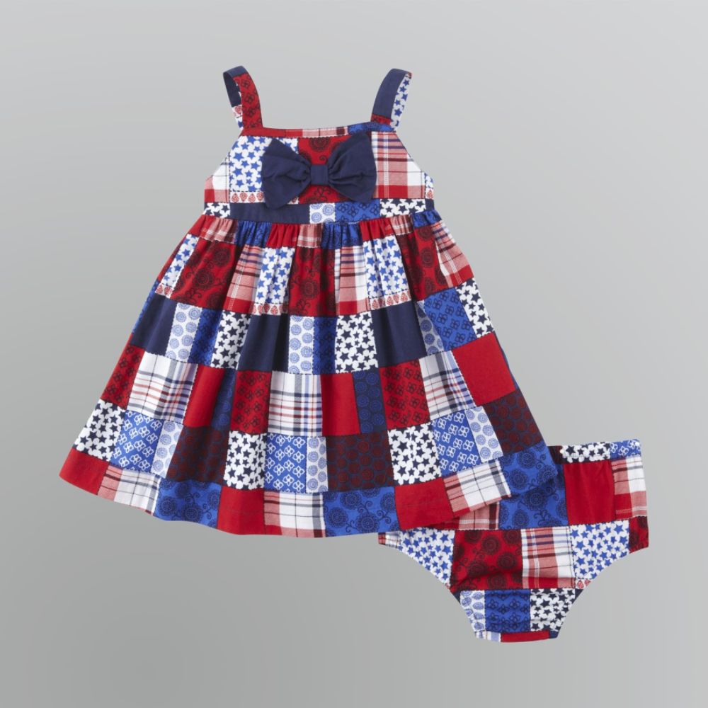 WonderKids Toddler Girl's Patriotic Patchwork Dress Set at Kmart.com