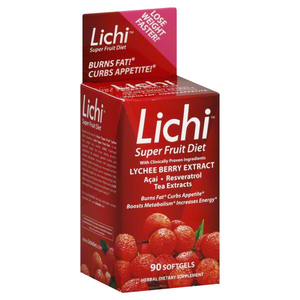 Lichi Super Fruit Diet Lychee Berry Extract, 90 softgels at Kmart.com
