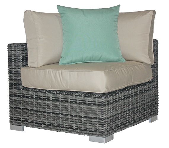 Harvest Casual Augusta All-Weather One Arm Corner Chair at Sears.com