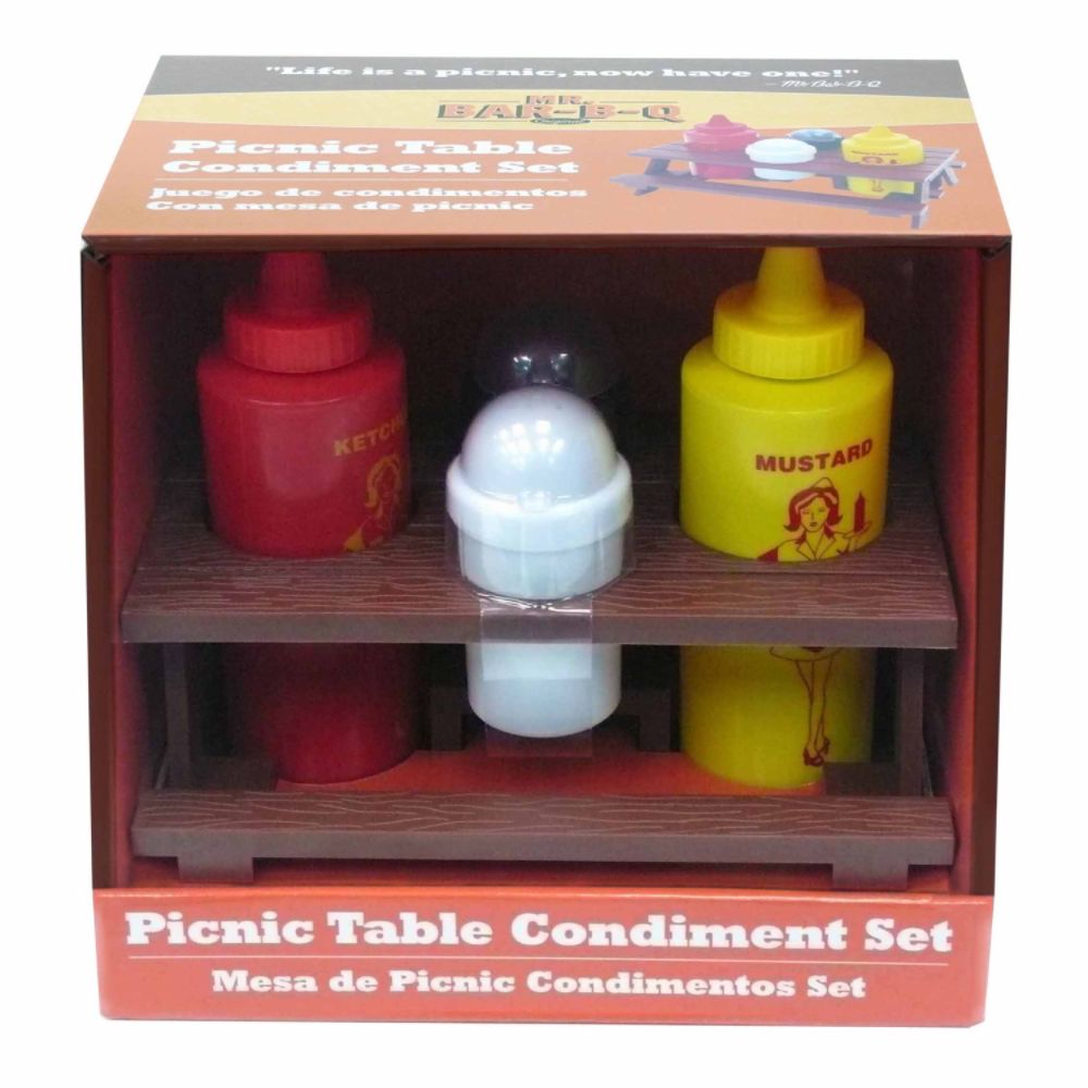 Mr. Bar-B-Q Picnic Table Condiment Set at Kmart.com