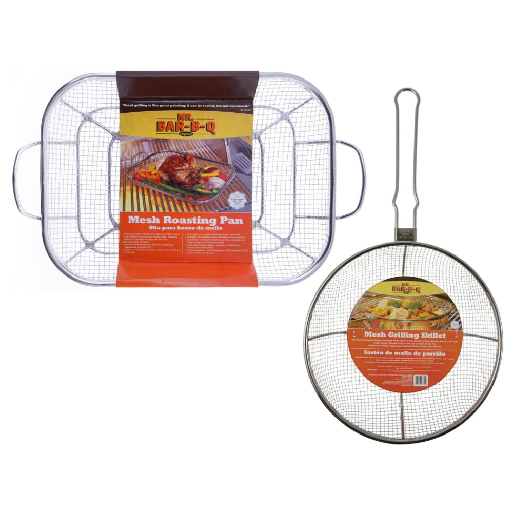 Mr. Bar-B-Q Stainless Steel Mesh Sautee and Roasting Combo Set at Kmart.com