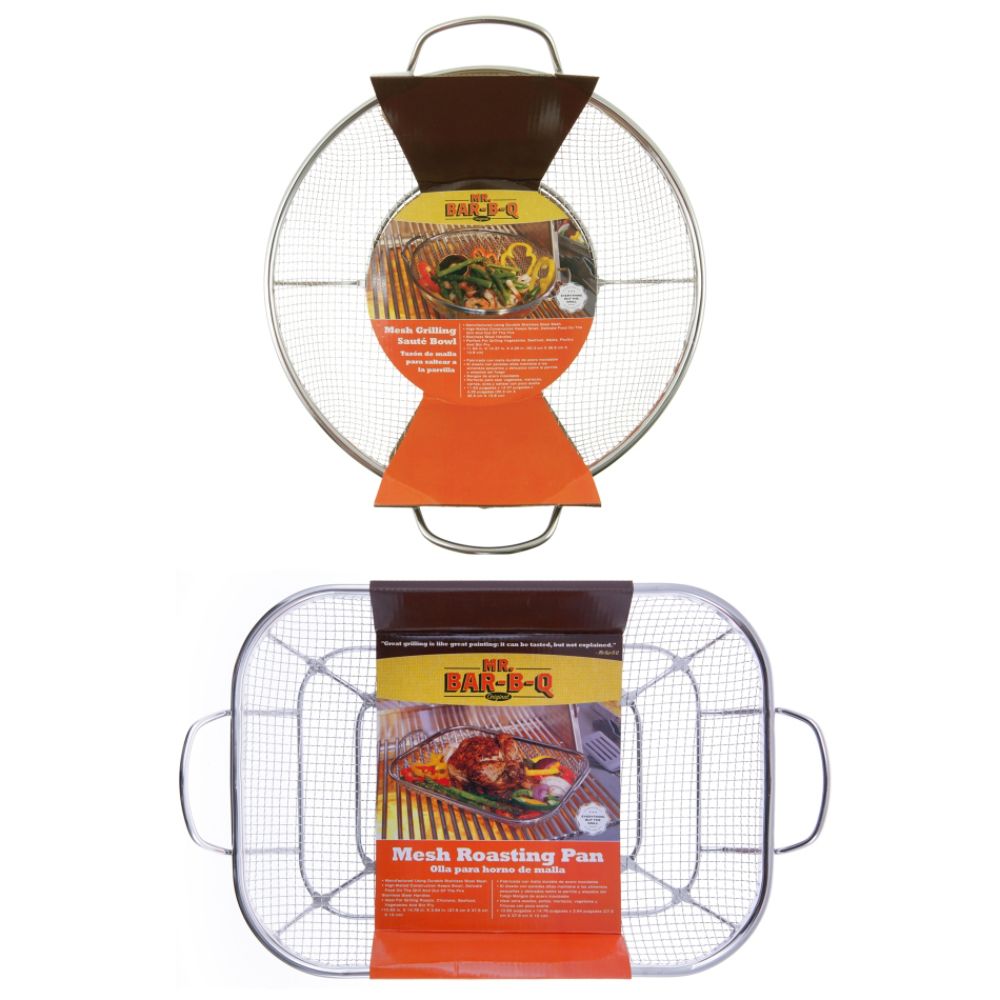 Mr. Bar-B-Q Stainless Steel Mesh Roasting and Grilling Set at Kmart.com