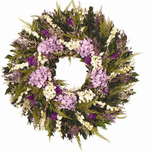 The Christmas Tree Company Lovely Lavender 22 Inch Premium Dried Floral Wreath at Sears.com