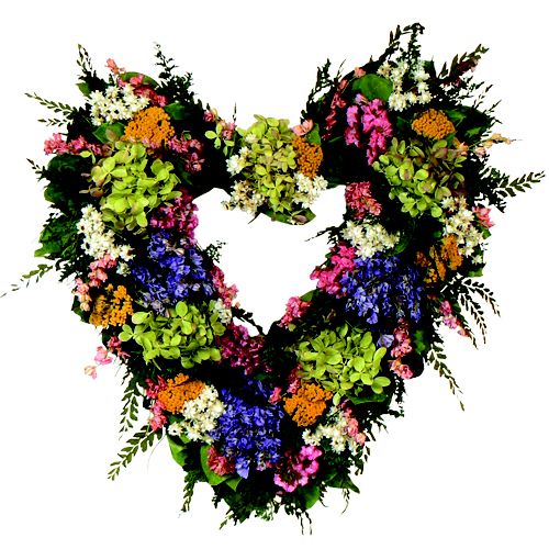 The Christmas Tree Company Summer Splendor 17 Inch Premium Dried Floral Wreath at Sears.com