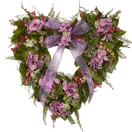 The Christmas Tree Company Purple Passion 17 Inch Premium Dried Floral Wreath at Sears.com