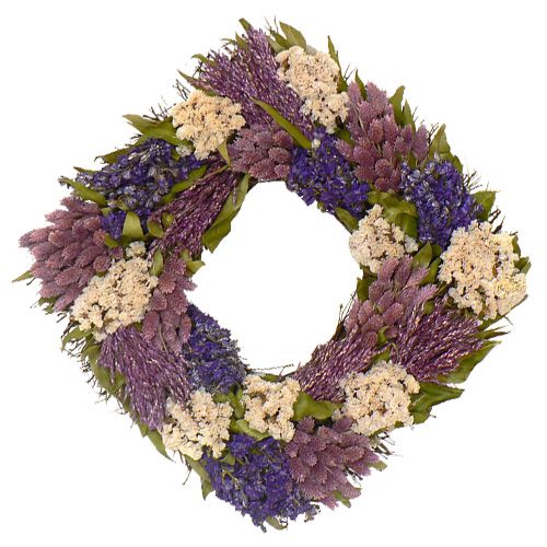 The Christmas Tree Company Purple Enchantment 17 Inch Premium Dried Floral Wreath at Sears.com