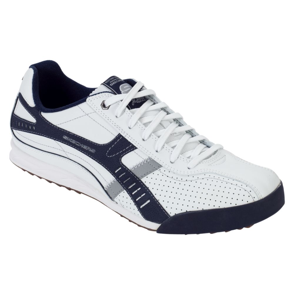 Skechers Men's Athletic Shoe Piceno - White/Navy at Sears.com