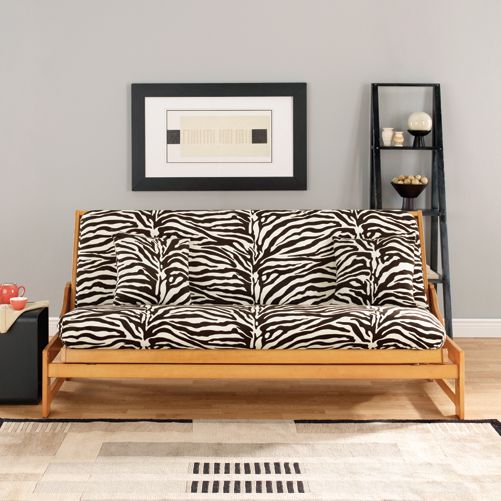 Sure Fit Inc VELVET ZEBRA FUTON at Kmart.com