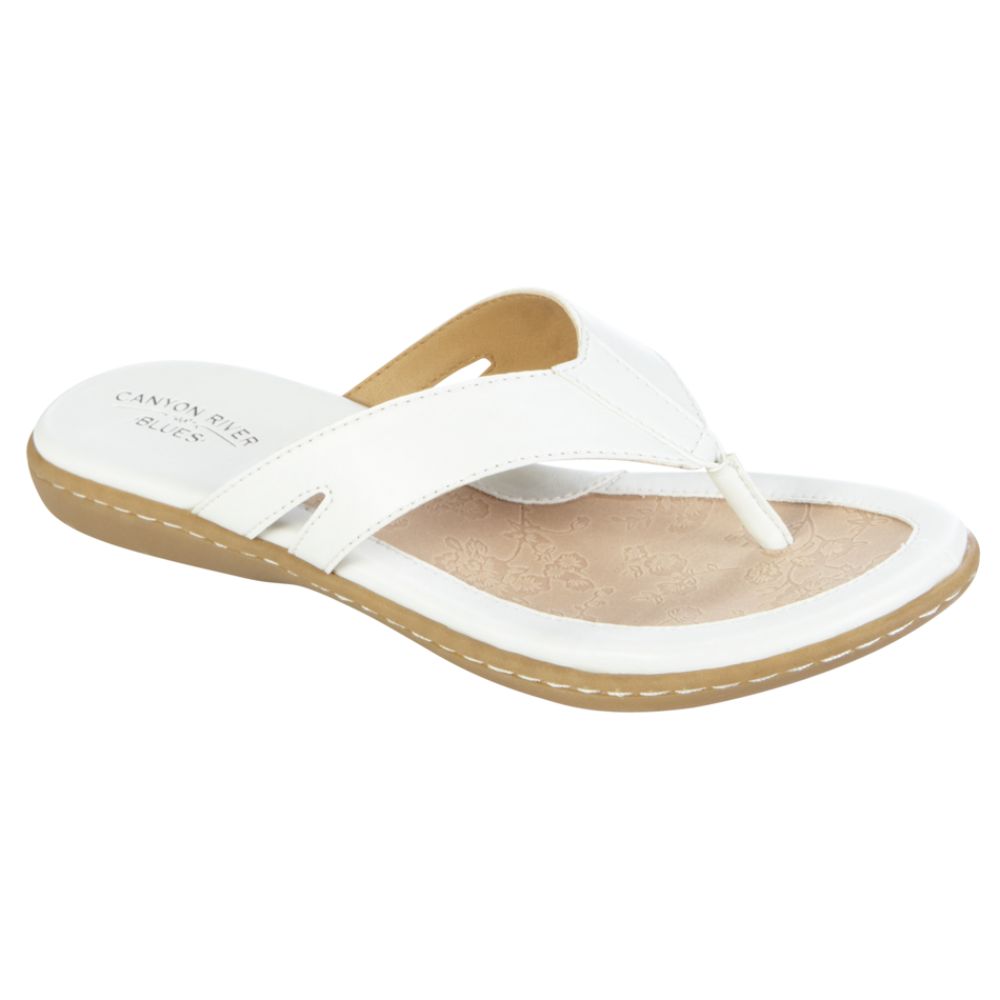 Canyon River Blues Women's Dynah Comfort Thong - White at Sears.com