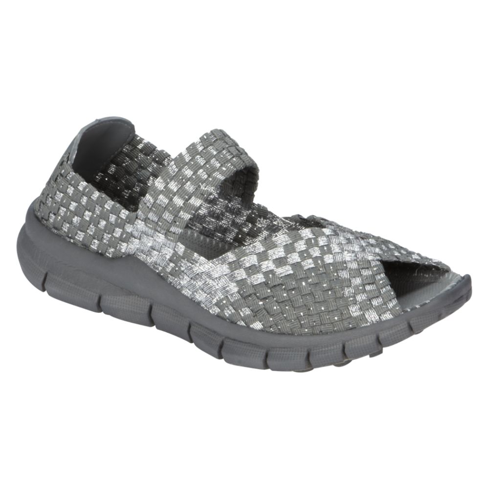 Canyon River Blues Women's Holiday Woven Mary Jane - Silver at Sears.com