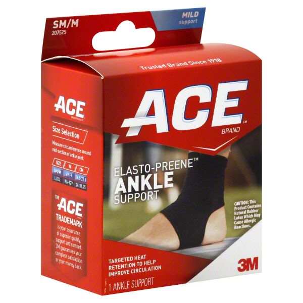 Ace Ankle Support, Elasto-Preene, SM/M, Mild Support, 1 support at Kmart.com