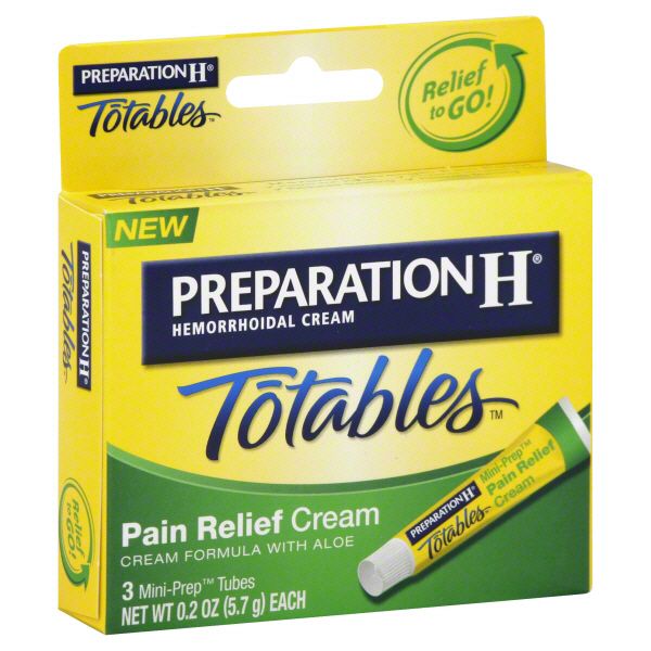 Preparation H Totables Hemorrhoidal Cream, Mini-Prep Tubes, 3 - 0.2 oz (5.7 g) tubes at Kmart.com