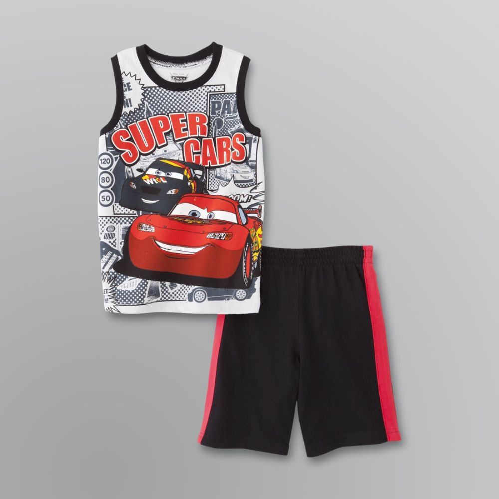 Disney Infant and Toddler Boy's Cars Tank Top and Shorts Set at Kmart.com